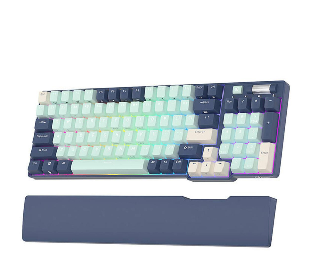 Royal Kludge RK96 RGB Brown switch Niebieska RK96-2 - 1289862 - zdjęcie 3
